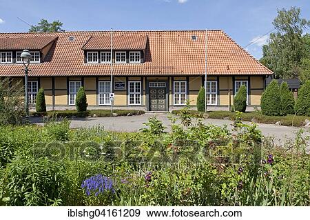Stock Photo - Institute for Apiculture, French Garden, Celle, Lower Saxony, Germany, Europe. Fotosearch