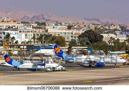Israir aircraft at Eilat airport, Israel, Asia View Large Photo Image Stock Photo - Israir aircraft at Eilat airport, Israel, Asia. Fotosearch