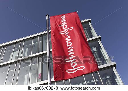 Johnson & Johnson, flag with logo in front of the German headquarters, American pharmaceutical and consumer goods manufacturer, Neuss, North Rhine-Westphalia, Germany, Europe View Large Photo Image Stock Photo - Johnson & Johnson, flag with logo in front of the German headquarters, American pharmaceutical and consumer goods manufacturer, Neuss, North Rhine-Westphalia, Germany, Europe. Fotosearch