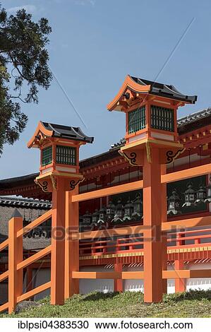 Stock Image - Kasuga Taisha Shrine, Nara, Japan, Asia. Fotosearch