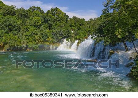 Krka National Park, Waterfalls, Dalmatia, Croatia, Europe View Large Photo Image Stock Image - Krka National Park, Waterfalls, Dalmatia, Croatia, Europe. Fotosearch