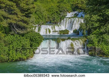 Krka National Park, Waterfalls, Dalmatia, Croatia, Europe View Large Photo Image Stock Image - Krka National Park, Waterfalls, Dalmatia, Croatia, Europe. Fotosearch