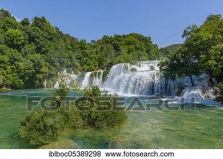 Krka National Park, Waterfalls, Dalmatia, Croatia, Europe View Large Photo Image Stock Photo - Krka National Park, Waterfalls, Dalmatia, Croatia, Europe. Fotosearch