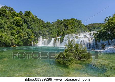 Krka National Park, Waterfalls, Dalmatia, Croatia, Europe View Large Photo Image Stock Photo - Krka National Park, Waterfalls, Dalmatia, Croatia, Europe. Fotosearch