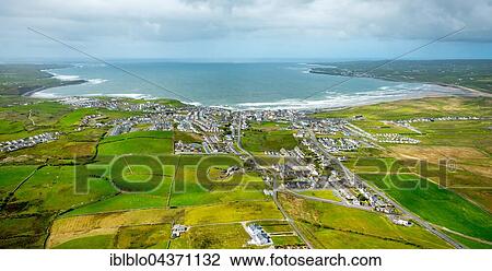 Lahinch, Liscannor Bay, County Clare, Ireland, Europe View Large Photo Image Stock Image - Lahinch, Liscannor Bay, County Clare, Ireland, Europe. Fotosearch