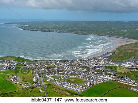Lahinch, Liscannor Bay, County Clare, Ireland, Europe View Large Photo Image Stock Photo - Lahinch, Liscannor Bay, County Clare, Ireland, Europe. Fotosearch