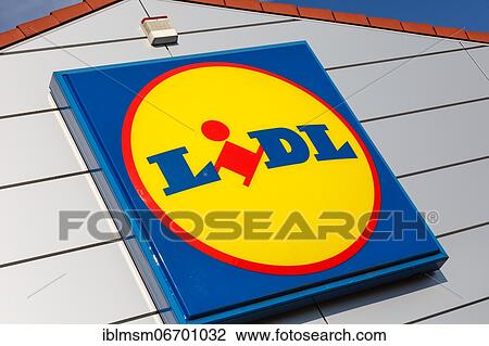 Lidl logo symbol sign supermarket store discount store, Germany, Europe View Large Photo Image Stock Image - Lidl logo symbol sign supermarket store discount store, Germany, Europe. Fotosearch