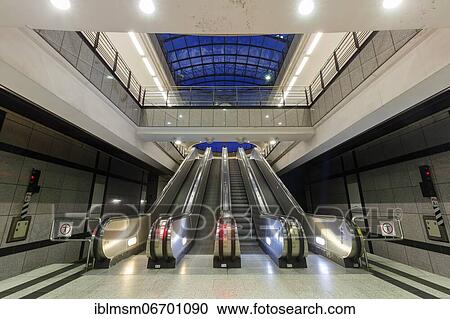 Light rail metro underground station Westfalenhallen station in Dortmund, Dortmund, Germany, Europe View Large Photo Image Stock Image - Light rail metro underground station Westfalenhallen station in Dortmund, Dortmund, Germany, Europe. Fotosearch