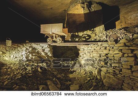 Picture - Limestone mine, old mine, Lost Place, Belgium, Europe. Fotosearch