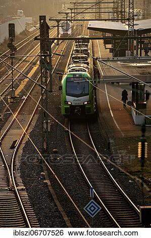 Local train at Oberbarmen station, Wuppertal, Bergisches Land, North Rhine-Westphalia, Germany, Europe View Large Photo Image Stock Photograph - Local train at Oberbarmen station, Wuppertal, Bergisches Land, North Rhine-Westphalia, Germany, Europe. Fotosearch