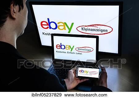 Stock Photo - Logo ebay classifieds. Fotosearch