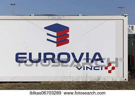Logo Eurovia Vinci on a construction container, European road construction company, Düsseldorf, North Rhine-Westphalia, Germany, Europe View Large Photo Image Stock Photo - Logo Eurovia Vinci on a construction container, European road construction company, Düsseldorf, North Rhine-Westphalia, Germany, Europe. Fotosearch