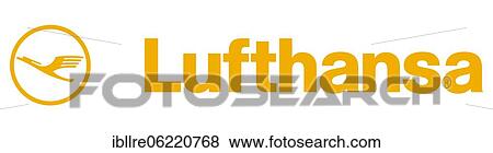 Logo, Lufthansa View Large Photo Image Stock Photo - Logo, Lufthansa. Fotosearch