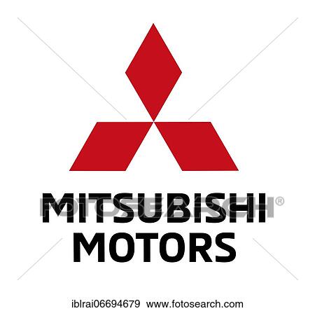Logo of the car brand Mitsubishi Motors, free space on white background View Large Photo Image Stock Photo - Logo of the car brand Mitsubishi Motors, free space on white background. Fotosearch