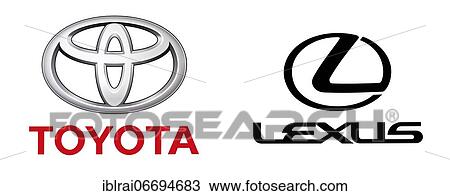 Logo of the car brand Toyota and Lexus, free space on white background View Large Photo Image Stock Image - Logo of the car brand Toyota and Lexus, free space on white background. Fotosearch