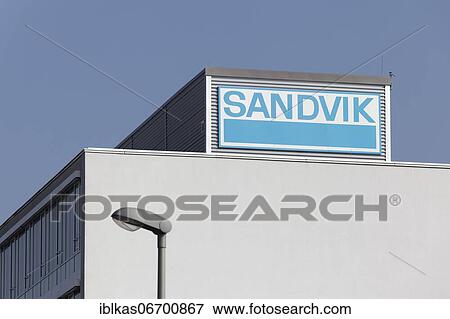 Logo Sandvik Tooling at the German headquarters in Düsseldorf, Swedish industrial company, Düsseldorf, North Rhine-Westphalia, Germany, Europe View Large Photo Image Stock Photo - Logo Sandvik Tooling at the German headquarters in Düsseldorf, Swedish industrial company, Düsseldorf, North Rhine-Westphalia, Germany, Europe. Fotosearch