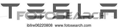 Logo, Tesla View Large Photo Image Stock Photo - Logo, Tesla. Fotosearch