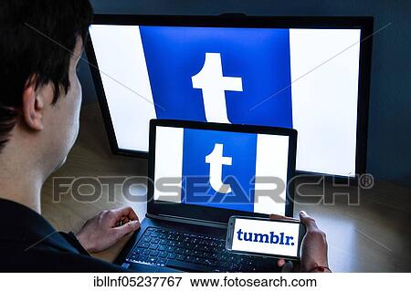 Logo Tumblr View Large Photo Image Stock Photo - Logo Tumblr. Fotosearch