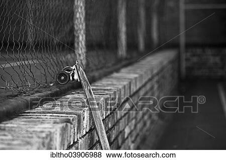 Longboard leaning against brick wall View Large Photo Image Stock Photo - Longboard leaning against brick wall. Fotosearch