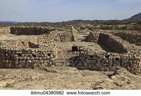 Los Millares prehistoric Chalcolithic settlement, archaelogical site, Almería, Spain, Europe View Large Photo Image Stock Image - Los Millares prehistoric Chalcolithic settlement, archaelogical site, Almería, Spain, Europe. Fotosearch