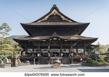 Main Hall of Zenko-ji, Zenkoji Temple, Nagano, Japan, Asia View Large Photo Image Stock Image - Main Hall of Zenko-ji, Zenkoji Temple, Nagano, Japan, Asia. Fotosearch