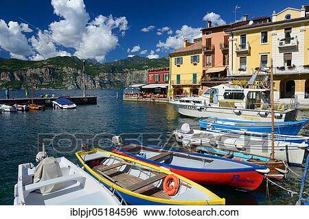 Malcesine, Port, Lake Garda, Province of Verona, Veneto Region, Italy, Europe View Large Photo Image Stock Photograph - Malcesine, Port, Lake Garda, Province of Verona, Veneto Region, Italy, Europe. Fotosearch