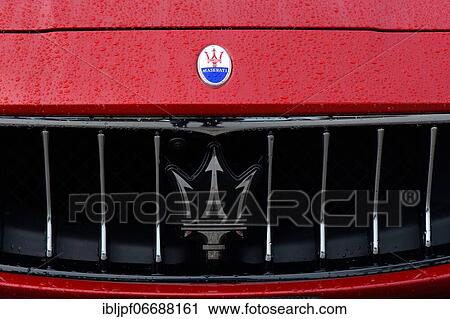 Maserati, logo of the Italian car brand Maserati, Germany, Europe View Large Photo Image Stock Image - Maserati, logo of the Italian car brand Maserati, Germany, Europe. Fotosearch