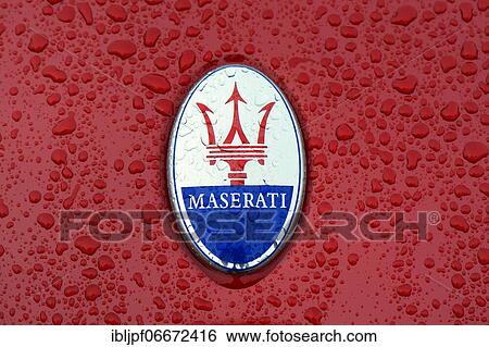 Maserati, logo of the Italian car brand Maserati, Germany, Europe View Large Photo Image Stock Photograph - Maserati, logo of the Italian car brand Maserati, Germany, Europe. Fotosearch