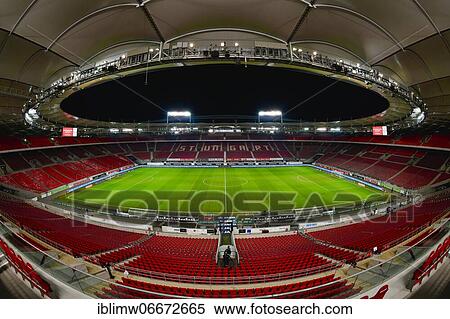 Mercedes-Benz Arena, without spectators, ghost match, Stuttgart, Baden-Württemberg, Germany, Europe View Large Photo Image Stock Photography - Mercedes-Benz Arena, without spectators, ghost match, Stuttgart, Baden-Württemberg, Germany, Europe. Fotosearch