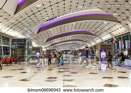 Midfield Concourse Terminal of Hong Kong Chek Lap Kok Airport (HKG), Hong Kong, China, Asia View Large Photo Image Stock Image - Midfield Concourse Terminal of Hong Kong Chek Lap Kok Airport (HKG), Hong Kong, China, Asia. Fotosearch