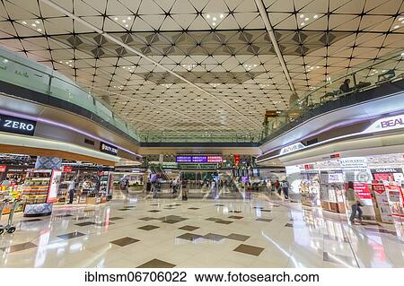 Midfield Concourse Terminal of Hong Kong Airport, China, Asia View Large Photo Image Stock Image - Midfield Concourse Terminal of Hong Kong Airport, China, Asia. Fotosearch