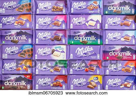 Milka chocolates different varieties wallpaper, Germany, Europe View Large Photo Image Stock Image - Milka chocolates different varieties wallpaper, Germany, Europe. Fotosearch