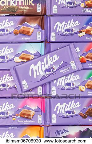 Milka chocolates different varieties wallpaper, Germany, Europe View Large Photo Image Stock Image - Milka chocolates different varieties wallpaper, Germany, Europe. Fotosearch