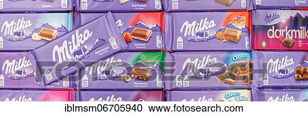 Milka chocolates different varieties wallpaper, Germany, Europe View Large Photo Image Stock Image - Milka chocolates different varieties wallpaper, Germany, Europe. Fotosearch