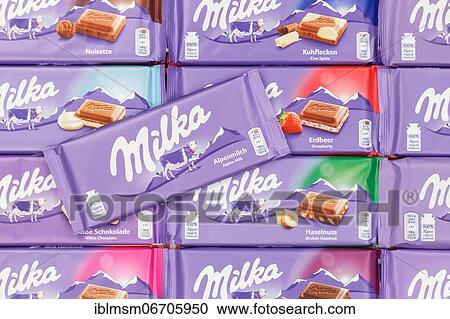 Milka chocolates different varieties wallpaper, Germany, Europe View Large Photo Image Stock Image - Milka chocolates different varieties wallpaper, Germany, Europe. Fotosearch