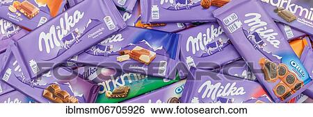 Milka chocolates different varieties wallpaper, Germany, Europe View Large Photo Image Stock Photograph - Milka chocolates different varieties wallpaper, Germany, Europe. Fotosearch