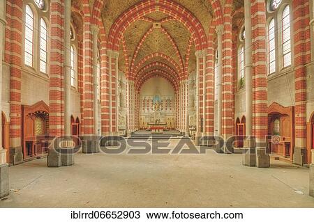 Stock Image - Monastery, Lost Place, Belgium, Europe. Fotosearch