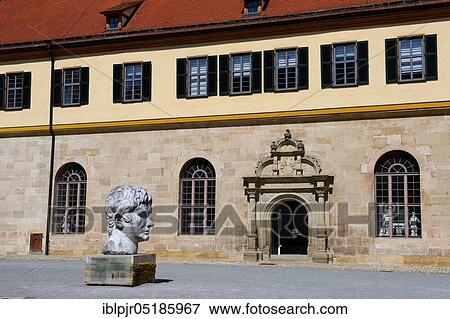Monumental Portrait of Emperor Augustus, Hohentübingen Castle, Marble Head, Carrara Marble, Tübingen, Baden-Württemberg, Germany, Europe View Large Photo Image Stock Photo - Monumental Portrait of Emperor Augustus, Hohentübingen Castle, Marble Head, Carrara Marble, Tübingen, Baden-Württemberg, Germany, Europe. Fotosearch