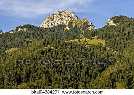 Mount Wendelstein with transmitter of Bavarian Broadcasting at the peak, Mangfall mountains, Bavarian Prealps, Upper Bavaria, Bavaria, Germany, Europe View Large Photo Image Stock Photo - Mount Wendelstein with transmitter of Bavarian Broadcasting at the peak, Mangfall mountains, Bavarian Prealps, Upper Bavaria, Bavaria, Germany, Europe. Fotosearch