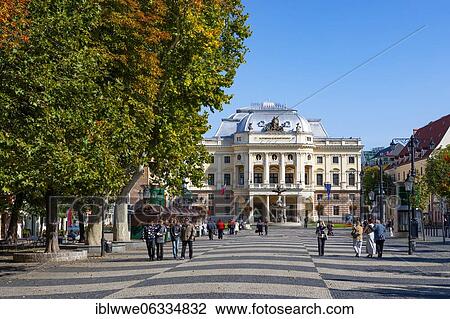 National Theatre with forecourt, Municipal Theatre, Neo-Renaissance, Bratislava, Slovakia, Europe View Large Photo Image Stock Image - National Theatre with forecourt, Municipal Theatre, Neo-Renaissance, Bratislava, Slovakia, Europe. Fotosearch