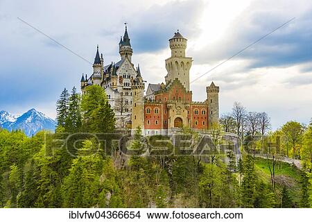 Neuschwanstein Castle, Schwangau, Allgäu, Bavaria, Germany, Europe View Large Photo Image Picture - Neuschwanstein Castle, Schwangau, Allgäu, Bavaria, Germany, Europe. Fotosearch