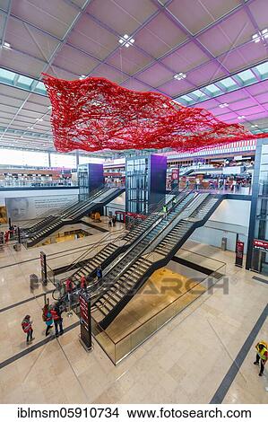 New Berlin Brandenburg BER Willy Brandt Airport Terminal 1, Berlin, Germany, Europe View Large Photo Image Picture - New Berlin Brandenburg BER Willy Brandt Airport Terminal 1, Berlin, Germany, Europe. Fotosearch