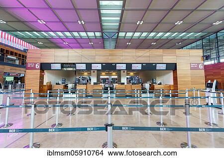 New Berlin Brandenburg BER Willy Brandt Airport Terminal 1, Berlin, Germany, Europe View Large Photo Image Picture - New Berlin Brandenburg BER Willy Brandt Airport Terminal 1, Berlin, Germany, Europe. Fotosearch