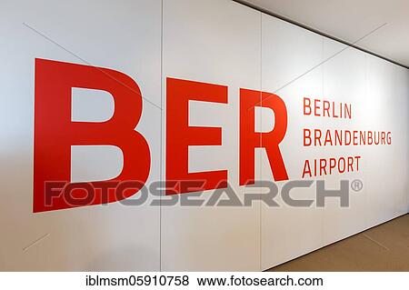 Stock Photo - New Berlin Brandenburg BER Willy Brandt Airport, Berlin, Germany, Europe. Fotosearch