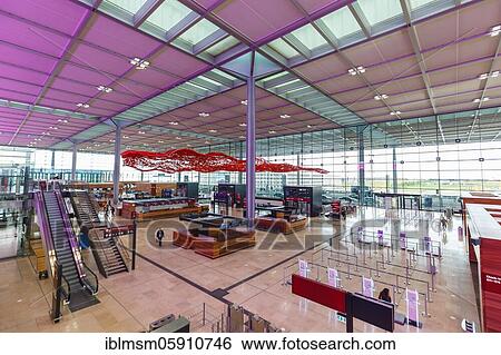 New Berlin Brandenburg BER Willy Brandt Airport Terminal 1, Berlin, Germany, Europe View Large Photo Image Stock Photograph - New Berlin Brandenburg BER Willy Brandt Airport Terminal 1, Berlin, Germany, Europe. Fotosearch