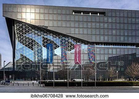 Stock Photo - New building, Axel Springer publishing house on Zimmerstrasse, Berlin, Germany, Europe. Fotosearch