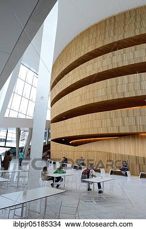 New Opera House, interior, Oslo, Norway, Europe View Large Photo Image Picture - New Opera House, interior, Oslo, Norway, Europe. Fotosearch