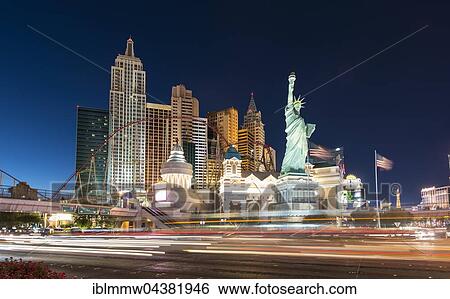 New York New York Hotel and Casino at night, Las Vegas, Nevada, USA, North America View Large Photo Image Stock Photograph - New York New York Hotel and Casino at night, Las Vegas, Nevada, USA, North America. Fotosearch