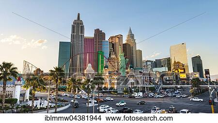 Picture - New York New York Hotel and Casino, Las Vegas, Nevada, USA, North America. Fotosearch
