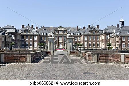 Nordkirchen Castle from 1734, baroque palace, main building, colloquially Westphalian Versailles, today North Rhine-Westphalia University of Finance, Nordkirchen, Münsterland, North Rhine-Westphalia, Germany, Europe View Large Photo Image Picture - Nordkirchen Castle from 1734, baroque palace, main building, colloquially Westphalian Versailles, today North Rhine-Westphalia University of Finance, Nordkirchen, Münsterland, North Rhine-Westphalia, Germany, Europe. Fotosearch